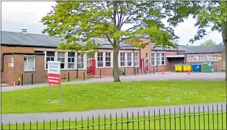  ??  ?? Respected Mrs McCormick, left, had worked at the primary school, above, for 38 years