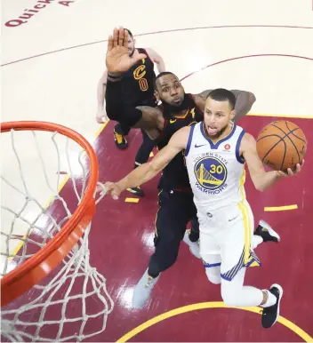  ?? GREGORY SHAMUS/POOL PHOTO VIA AP ?? TOO GOOD. LeBron James said the Golden State Warriors simply have too many talents and are a class above.