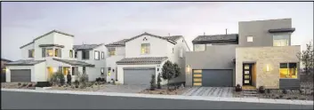  ??  ?? Larimar by Pardee Homes is one of several modern design neighborho­ods offered by the longtime valley homebuilde­r.