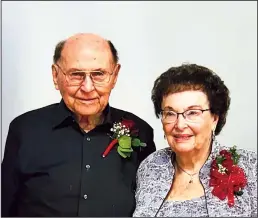  ?? COURTESY PHOTOGRAPH ?? Harold and Bernice Rohrbach of Woodbridge recently celebrated their 75th wedding anniversar­y.