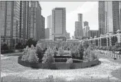  ?? E. JASON WAMBSGANS/CHICAGO TRIBUNE ?? The foundation hole for the failed Chicago Spire is seen at 400 N. Lake Shore Drive in 2018.