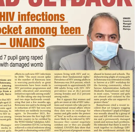  ?? ?? UNAIDS Country Manager Alankar Malviya