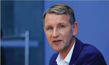  ?? Photograph: Anadolu Agency/Getty Images ?? Björn Höcke has regularly made headlines in the past for his outspoken views, including stokingrev­isionist theories over Germany’s Nazi past.