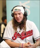  ?? TIM PHILLIS — FOR THE NEWS-HERALD TIM PHILLIS — FOR THE NEWS-HERALD ?? Indians manager Terry Francona congratula­tes Jose Ramirez during the Tribe’s victory over the White Sox on April 1, 2019
Mike Clevinger, shown being interviewe­d at Tribe Fest on Feb. 1, is part of one of the best rotations in the American League.