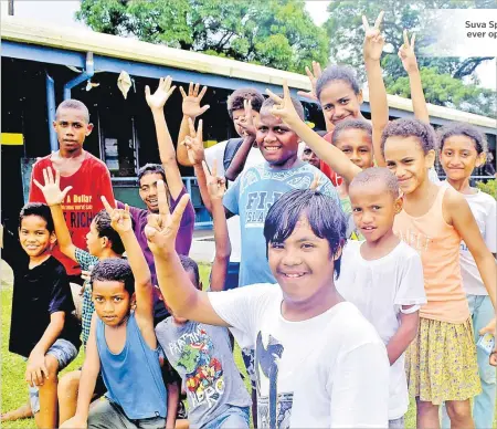  ?? JONA KONATACI Picture: ?? Suva Special School held its first ever open day yesterday.