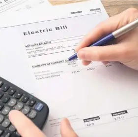  ??  ?? High electricit­y costs Make sure you understand your home’s energy tariffs