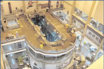  ??  ?? SAFARI-1 nuclear reactor which is playing a key role in the production of nuclear medicine.