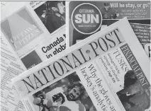  ?? THE CANADIAN PRESS/JUSTIN TANG ?? ‘It’s a very positive move,’ Postmedia president and CEO Paul Godfrey says of the $316-million Sun Media deal.