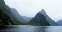  ??  ?? Fiordland’s towering Mitre Peak has long been a must-see for tourists.