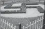  ?? NEW YORK CITY MUNICIPAL ARCHIVES VIA AP ?? A large swastika is surrounded by a white picket fence at Camp Siegfried in Yaphank, N.Y. in 1938.