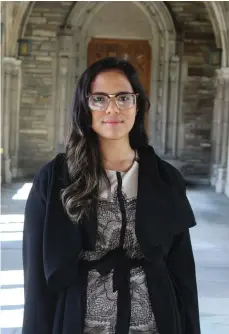  ?? SUMINISTRA­DA ?? Bianca Negrón estudiará psicología en la Universida­d de Cornell.