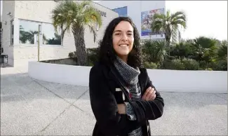  ?? (Photo Dylan Meiffret) ?? Manon Aubry à Saint-Raphaël : « Je me suis écrit une lettre à moi-même… »