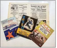  ?? Arkansas Democrat-Gazette/CARY JENKINS ?? These are programs from the Arkansas Livestock Show and Rodeo from the 1950s.