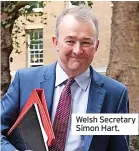  ?? ?? Welsh Secretary Simon Hart.