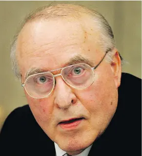  ?? — THE ASSOCIATED PRESS FILES ?? German far-right activist Ernst Zundel, seen here in 2005, was convicted of Holocaust denial in Germany.