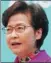  ??  ?? Carrie Lam Cheng Yuetngor