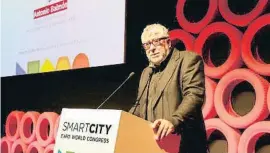  ?? L’Ho pHit’tal e Adb ?? Antonio Balmón ahir a la Smart City Expo