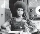  ?? ANONYMOUS THE ASSOCIATED PRESS ?? Soul singer Aretha Franklin appears at a news conference in 1973.