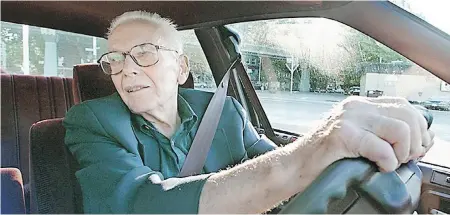  ??  ?? Elderly drivers are forced to take a memory test at age 80 that many younger people regularly fail, Steve Wallace writes.