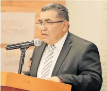  ?? /CORTESÍA: UATX ?? Dante Morales, director de la licenciatu­ra, destacó la aportación social de la Ciencia Política