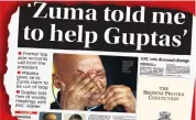  ??  ?? A SORRY TALE: This is how the Sunday Times reported on how the Gupta family were said to have tried to gain control over the core of President Jacob Zuma’s administra­tion