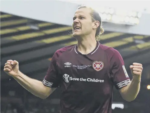  ?? PICTURE: PAUL DEVLIN/SNS ?? 0 Peter Haring’s last outing for Hearts before yesterday was the 2019 Scottish Cup final.