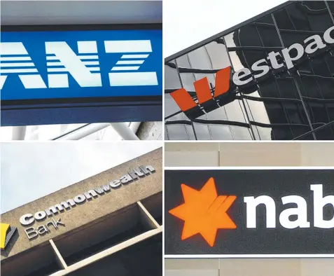  ??  ?? UNDER PRESSURE: Australia’s major banks are in trouble now and in a vulnerable position, says a reader.