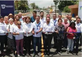  ?? CORTESÍA ?? El gobierno municipal inauguró la calle Sinaloa.