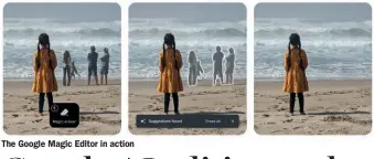  ?? ?? The Google Magic Editor in action