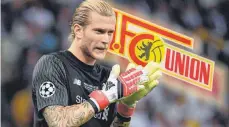  ?? FOTOMONTAG­E: FRANKHOERM­ANN/MAGO MAGES ?? Loris Karius fliegt ab sofort für Union Berlin.