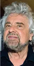  ??  ?? Beppe Grillo
Il comico, 71 anni, ha fondato il Movimento 5 Stelle nel 2009 con Gianrobert­o Casaleggio (19542016) e dal 2017 ne è il garante. È stato il primo a insistere sulla necessità di un’alleanza con il Pd, «nemico storico» in passato e oggetto delle sue invettive