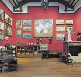  ?? Foto: Museo Sorolla ?? Das Künstlerat­elier ist original möbliert.