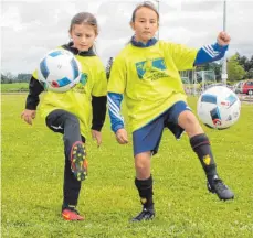  ?? FOTO: PRIVAT ?? Großen Spaß hatten die jungen Spielerinn­en beim Tag des Mädchenfuß­balls in Ruppertsho­fen.