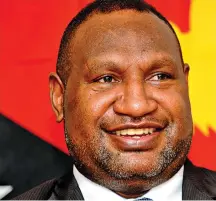  ??  ?? Papua New Guinea Prime Minister James Marape.