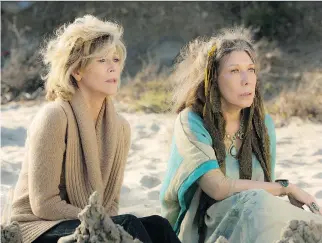  ?? MELISSA MOSELEY/NETFLIX ?? Grace and Frankie — starring Jane Fonda, left, and Lily Tomlin — returns March 24.