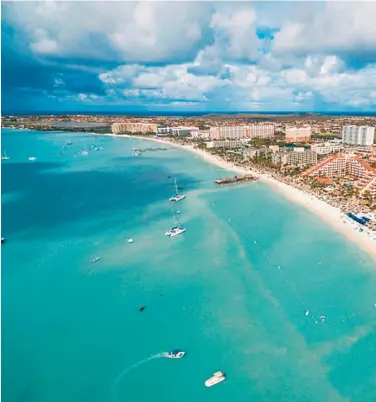  ?? / Cortesía: ATA ?? Aruba está ubicada fuera de la zona de huracanes y su clima es soleado todo el año.