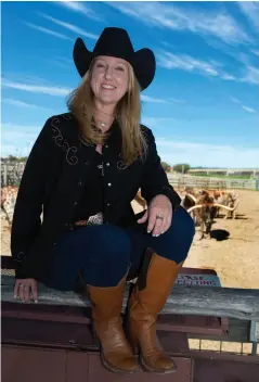  ??  ?? Opening image: For the best cowboy boots in town, head to Leddy’s. Right, from top: Kristin Jaworski, trail boss of the daily longhorn cattle drive at the Stockyards in Fort Worth; Art at the Museum of Modern Art in Fort Worth.