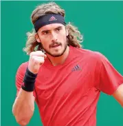  ??  ?? Stefanos Tsitsipas of Greece