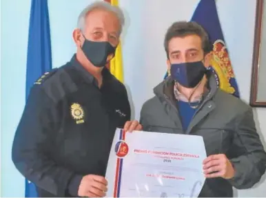  ?? // ABC ?? La Fundación Policía Española lo galardonó con el premio a los Valores Humanos