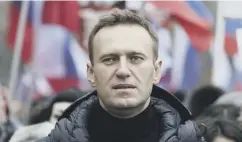  ??  ?? 0 Russian opposition leader Alexei Navalny reportedly poisoned