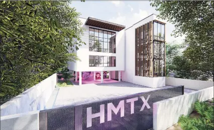  ?? HMTX Industries / Courtesy image ?? A rendering of a design center being built by HMTX Industries in Norwalk, which will seek certificat­ion under the Living Building Challenge that has among the most exacting “green building” specificat­ions globally.
