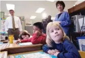 ?? SUN-TIMES FILE ?? Then-CPS CEO Arne Duncan appears at Byrne Elementary School in 2003.