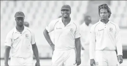  ??  ?? West Indies … lost both Tests against Bangladesh inside three days.