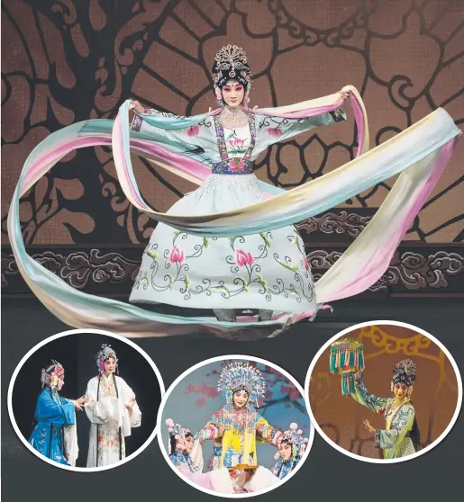  ??  ?? The Peking Opera is an amazing display of colour and fanatstic, historic fashion