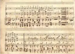  ?? Divulgação ?? Libreto original da opereta ‘Festa de São João’, de 1879