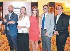  ??  ?? Ejecutivos de HP realizaron la presentaci­ón en el hotel Interconti­nental.