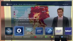  ??  ?? HBBTV macht mit der schnellen Box richtig Spaß, die Navigation verläuft sehr flüssig