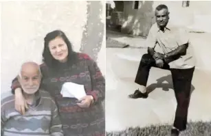  ?? [Courtesy of Hammam Farah] ?? Hammam’s grandparen­ts, left, had a loving marriage which started when his grandfathe­r, Elias, right, was working at al-Ahli Hospital