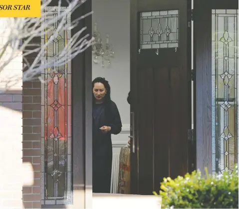  ?? JENNIFER GAUTHIER / REUTERS ?? Huawei Technologi­es CFO Meng Wanzhou has been living in partial house arrest for two years at her luxurious Vancouver homes.