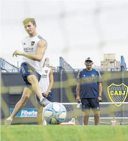  ?? Prensa boca ?? En los entrenamie­ntos y el esfuerzo en los partidos, Soldano se ganó un lugar con Russo